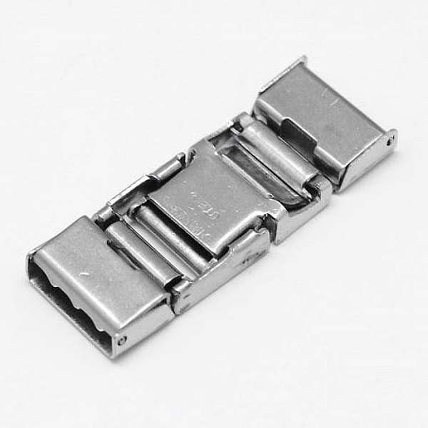 Fermoir clip griffe pour cuir 10 mm de large N&deg;04