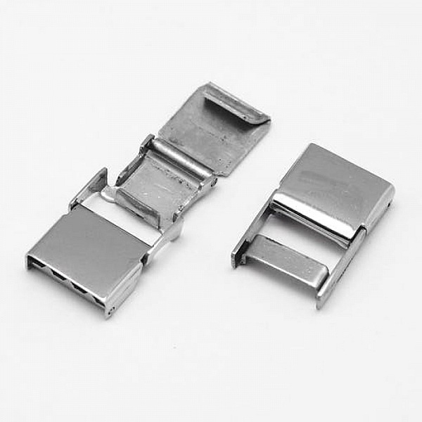 Fermoir clip griffe pour cuir 10 mm de large N&deg;04