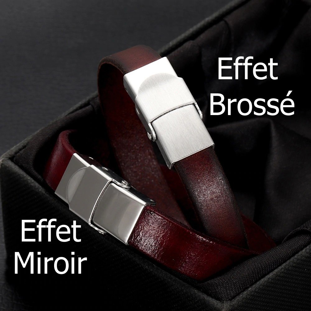 Fermoir clip griffe pour cuir 12 mm de large