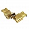 Fermoir clip griffe pour cuir 10 mm de large Dor&eacute;