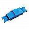 Fermoir clip griffe pour cuir 10 mm de large Bleu