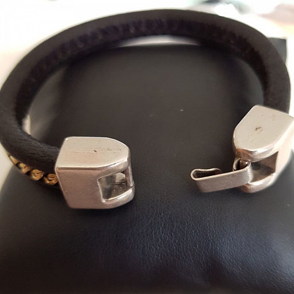 Fermoir crochet zamak pour cuir 10 mm R&eacute;galiz