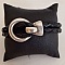 Fermoir crochet zamak pour cuir Rond 05 mm