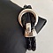 Fermoir crochet zamak pour cuir Rond 05 mm