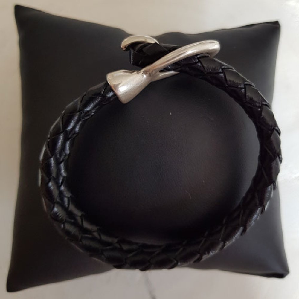 Fermoir crochet zamak pour cuir Rond 05 mm