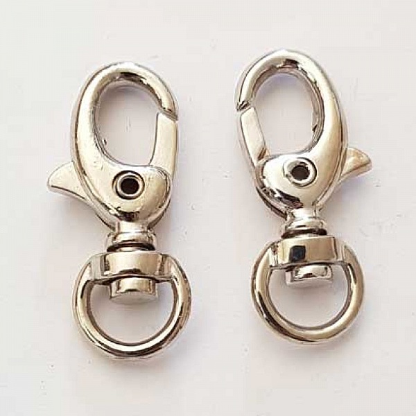 Fermoir mousqueton N&deg;07 Argent