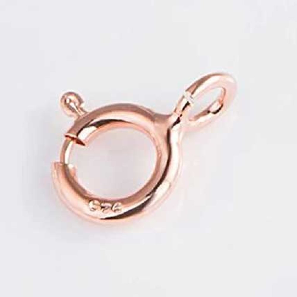 Fermoir rond &agrave; ressort Argent 925 N&deg;04