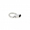 Fermoir toggle pour cuir de 5 mm en Zamak
