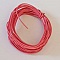 Fil M&eacute;tal Plastifi&eacute; 0.8 mm Mauve 02 x 3 m&egrave;tres