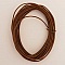 Fil M&eacute;tal Plastifi&eacute; 0.8 mm Marron x 3 m&egrave;tres