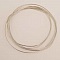 Fil M&eacute;tal Plastifi&eacute; 0.8 mm Argent x 1 m&egrave;tre