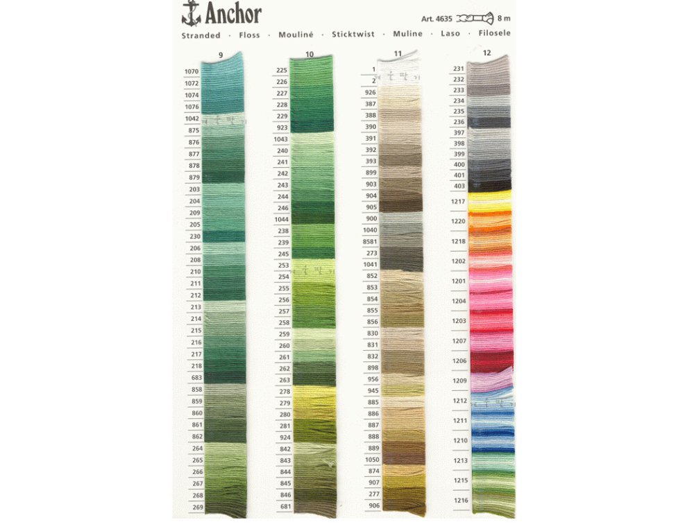 Fils &agrave; broder Anchor moulin&eacute; coloris 0211