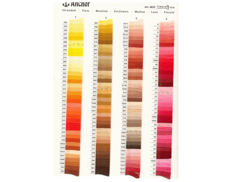 Fils &agrave; broder Anchor moulin&eacute; coloris 1084