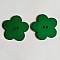 Fleur Big Pop r&eacute;sine 58mm 2 trous Vert Fonc&eacute;
