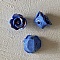 Fleur Fa&iuml;ence 15 mm N&deg;01-03 Bleu
