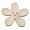Fleur Orchid&eacute;e r&eacute;sine 4 trous 30 x 3 mm Beige 01