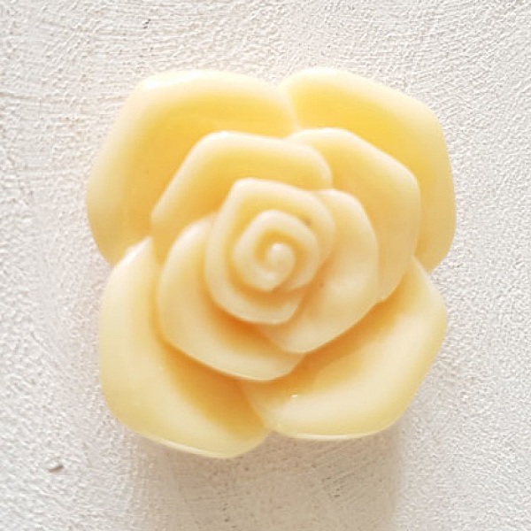 Fleur Synth&eacute;tique 37 mm N&deg;06-04 Ivoire