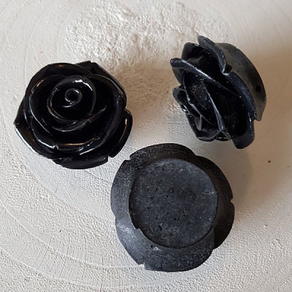 Fleur Synth&eacute;tique N&deg;02-08 noir