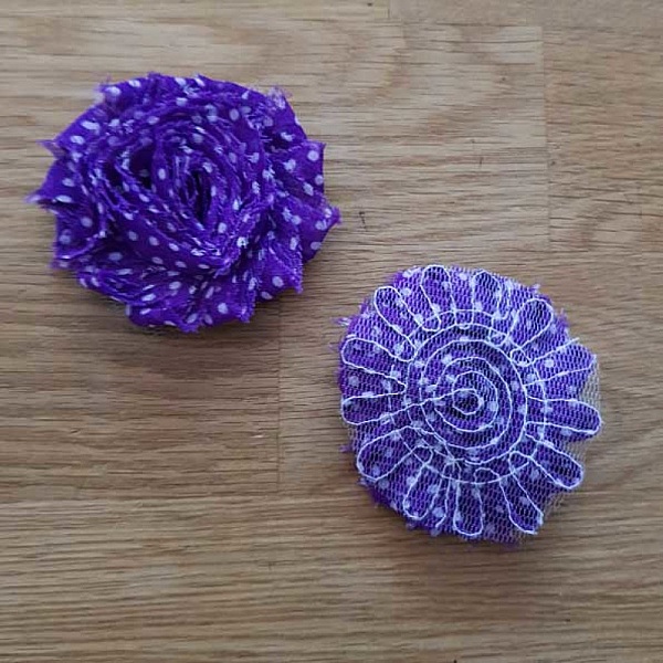 Fleur Tissus effiloch&eacute;e Fantaisie N&deg;35