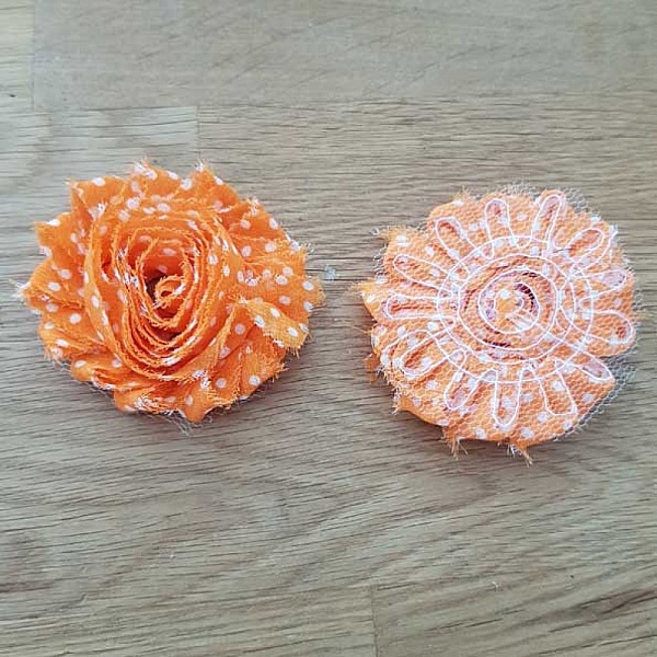 Fleur Tissus effiloch&eacute;e Fantaisie N&deg;56