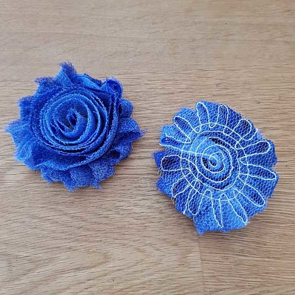 Fleur Tissus effiloch&eacute;e Fantaisie N&deg;60