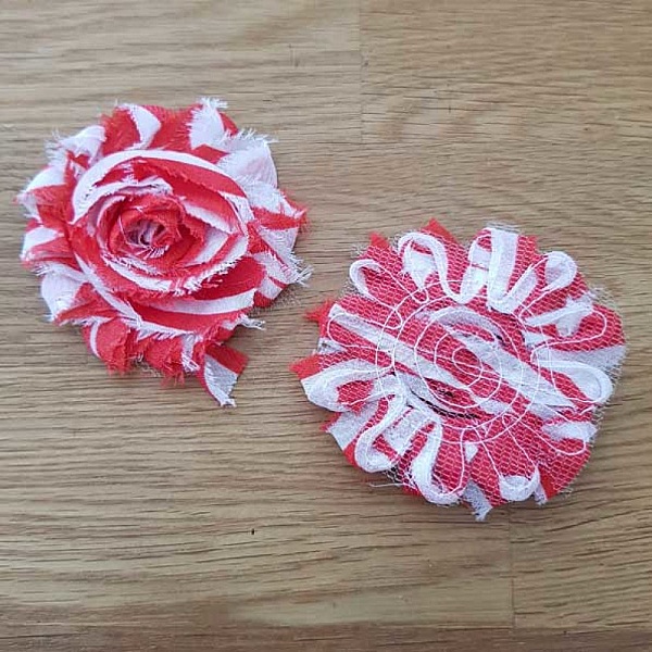 Fleur Tissus effiloch&eacute;e Fantaisie N&deg;62