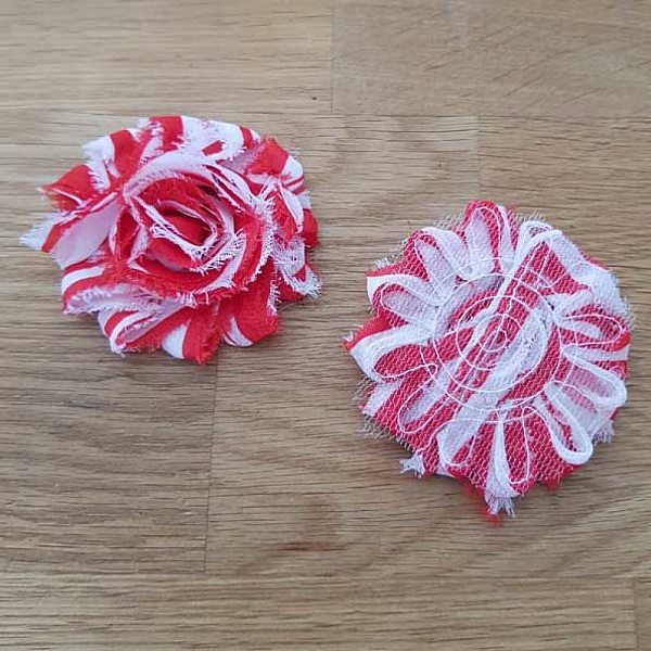 Fleur Tissus effiloch&eacute;e Fantaisie N&deg;62