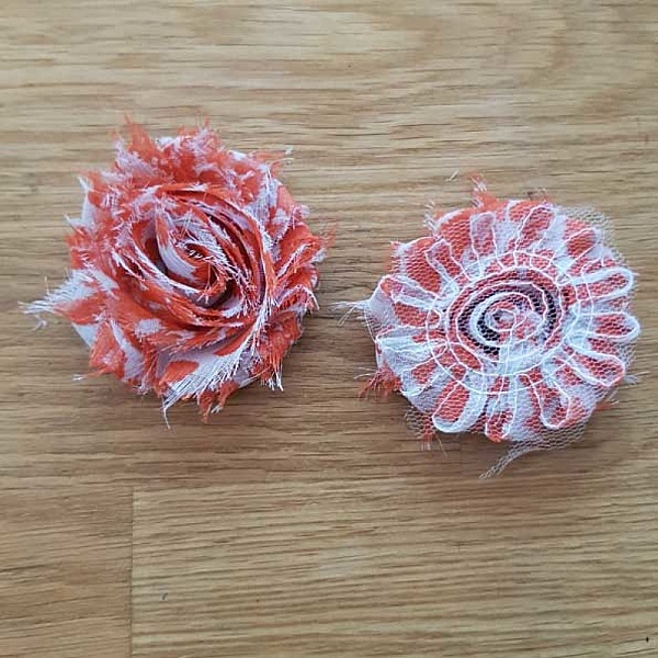 Fleur Tissus effiloch&eacute;e Fantaisie N&deg;06