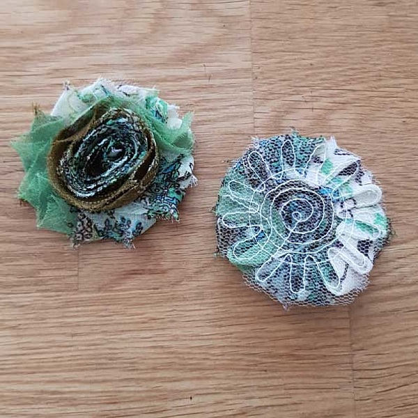 Fleur Tissus effiloch&eacute;e Fantaisie N&deg;21
