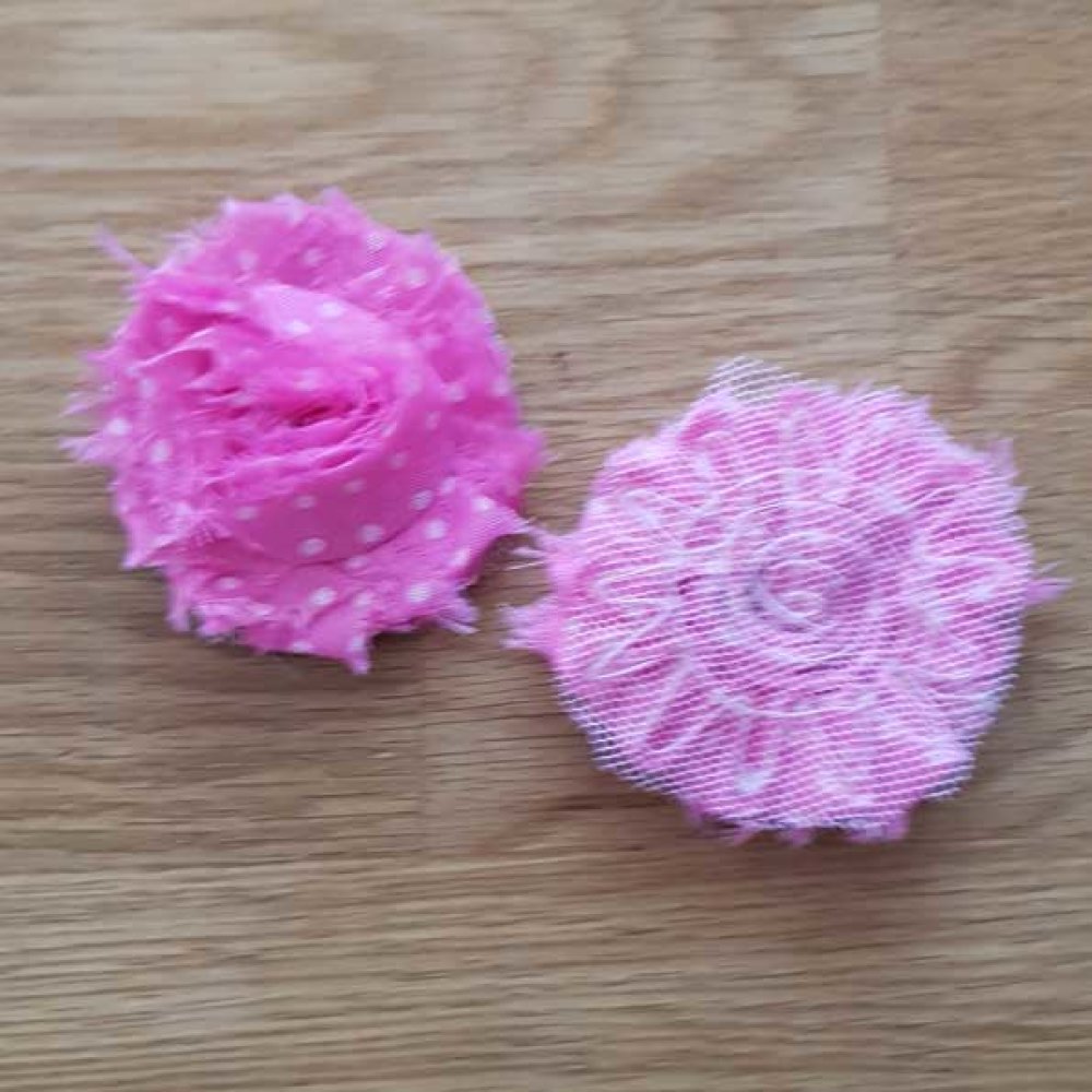 Fleur Tissus effiloch&eacute;e Fantaisie N&deg;25
