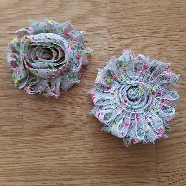 Fleur Tissus effiloch&eacute;e Fantaisie N&deg;29