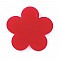 Fleur pvc 26 mm Fushia Fonc&eacute; Opaline