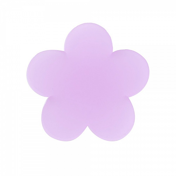 Fleur pvc 26 mm Lilas Opaline
