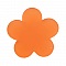 Fleur pvc 26 mm Orange Opaline