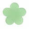 Fleur pvc 26 mm Vert Opaline