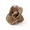 Fleur r&eacute;sine 1 trou 17 x 29 mm Brun 01