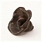 Fleur r&eacute;sine 1 trou 17 x 29 mm Brun 02