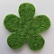 Jolie petite fleur en Laine Bouillie 75 mm N&deg;03