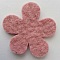 Jolie petite fleur en Laine Bouillie 75 mm N&deg;04