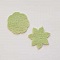 Jolie petite fleur en Feutrine 36 mm N&deg;11-04 x 2 pi&egrave;ces