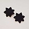 Jolie petite fleur en Feutrine 36 mm N&deg;13-07 x 2 pi&egrave;ces