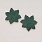 Jolie petite fleur en Feutrine 36 mm N&deg;16-07 x 2 pi&egrave;ces
