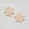 Jolie petite fleur en Feutrine 36 mm N&deg;19-07 x 2 pi&egrave;ces