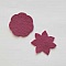 Jolie petite fleur en Feutrine 36 mm N&deg;20-04 x 2 pi&egrave;ces