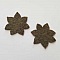 Jolie petite fleur en Feutrine 36 mm N&deg;22-07 x 2 pi&egrave;ces