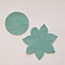 Jolie petite fleur en Feutrine 45 mm et 60 mm N&deg;15-05 x 2 pi&egrave;ces