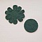Jolie petite fleur en Feutrine 45 mm et 60 mm N&deg;16-18 x 2 pi&egrave;ces