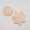 Jolie petite fleur en Feutrine 45 mm et 60 mm N&deg;19-05 x 2 pi&egrave;ces