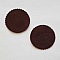 Jolie petite fleur en Feutrine 45 mm N&deg;21-22 x 2 pi&egrave;ces