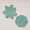 Jolie petite fleur en Feutrine 50 mm et 60 mm N&deg;15-03 x 2 pi&egrave;ces